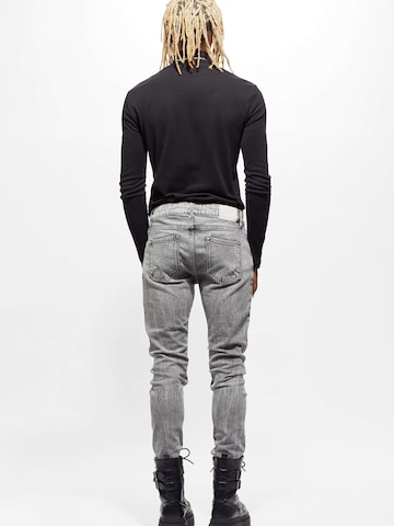 Regular Jeans 'Morten 99224' de la Young Poets pe gri