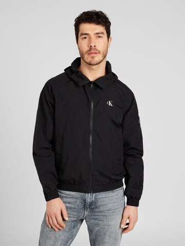 Veste mi-saison Calvin Klein Jeans en noir : devant