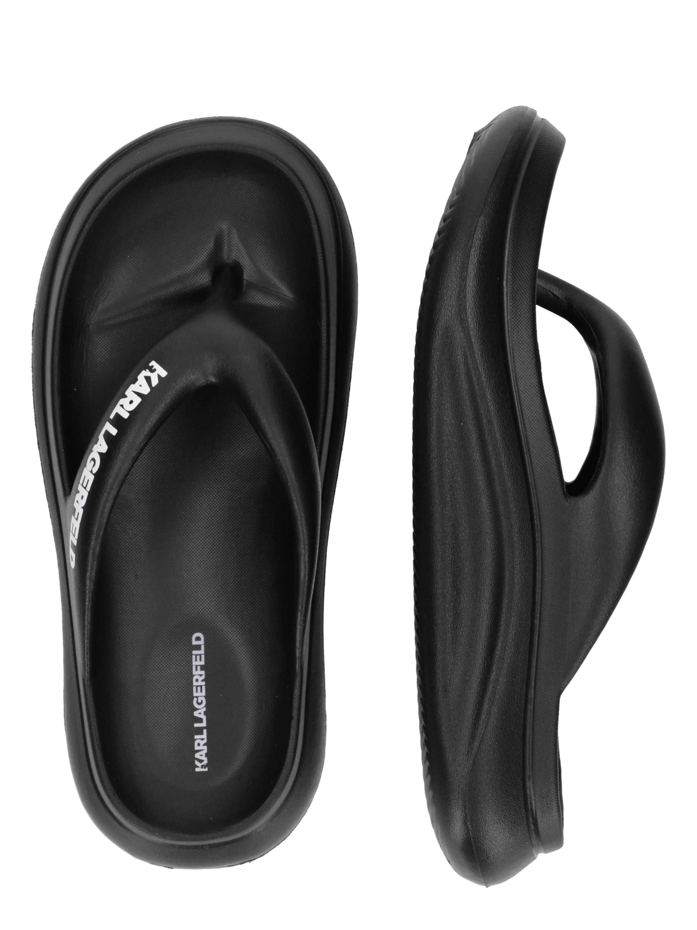 Tongs 'Skoona II' Karl Lagerfeld en noir