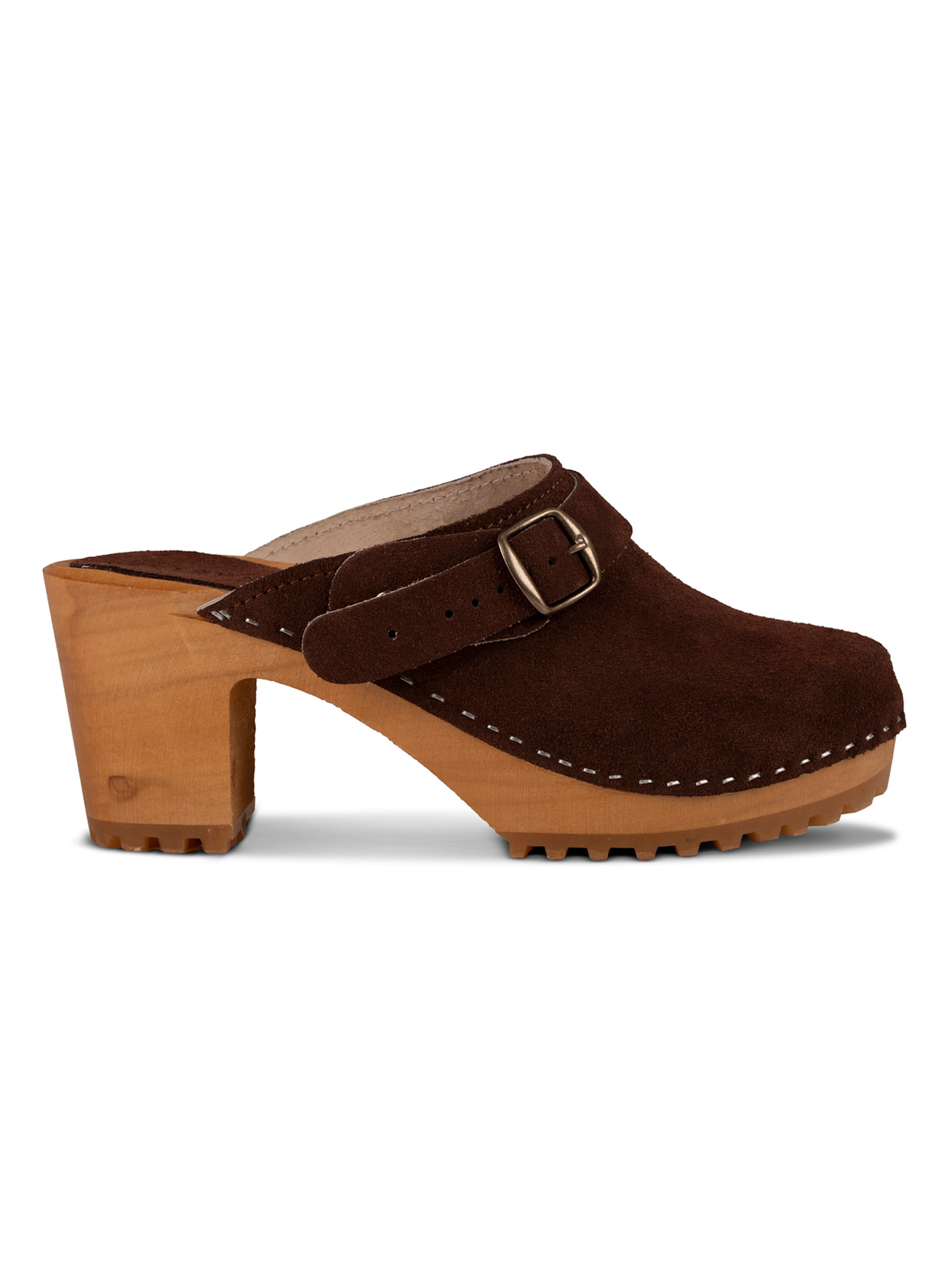Vivisence Clogs 'B0003'‌‌‌‌‌‌‌‌ in Braun: Vorderseite