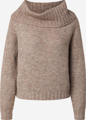 ONLY Свитер 'ONLSHINE' в Коричневый: спереди