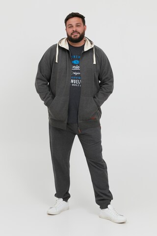 Blend Big Zip-Up Hoodie 'SPEEDY' in Grey