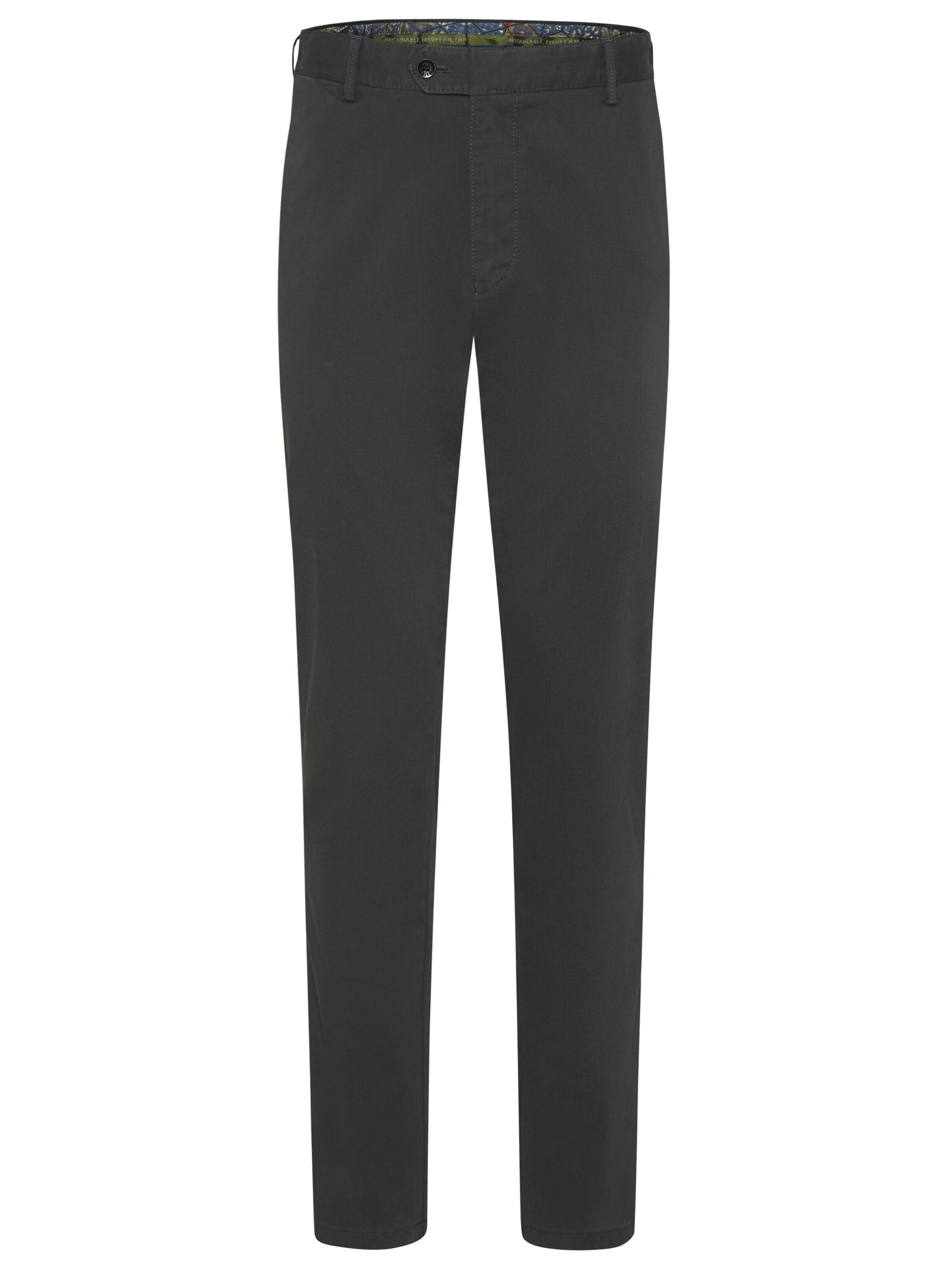 MEYER Regular Chinohose 'Oslo' in Grau: Vorderseite