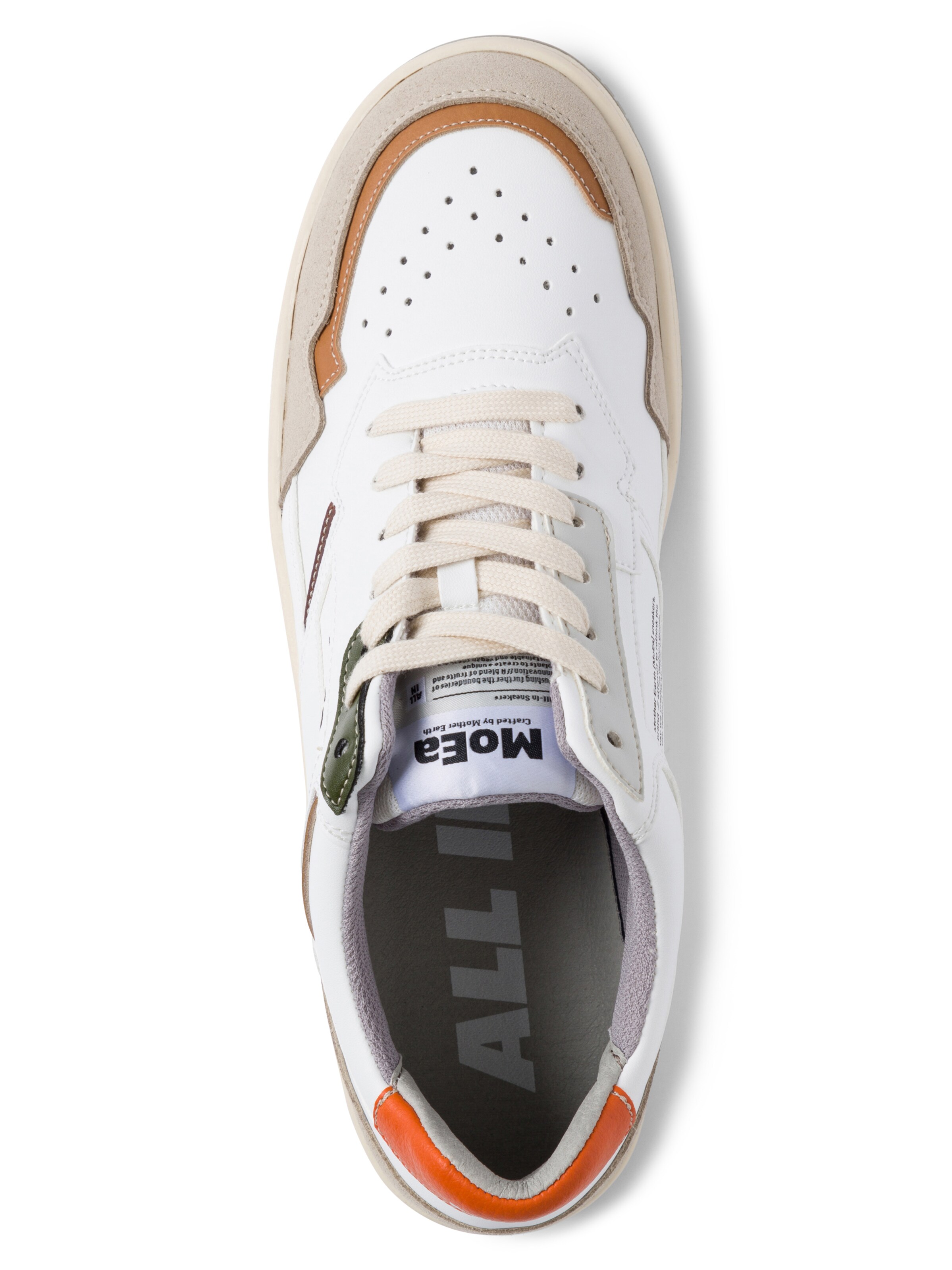 Sneaker bassa 'Gen1 - All In' di MoEa in bianco