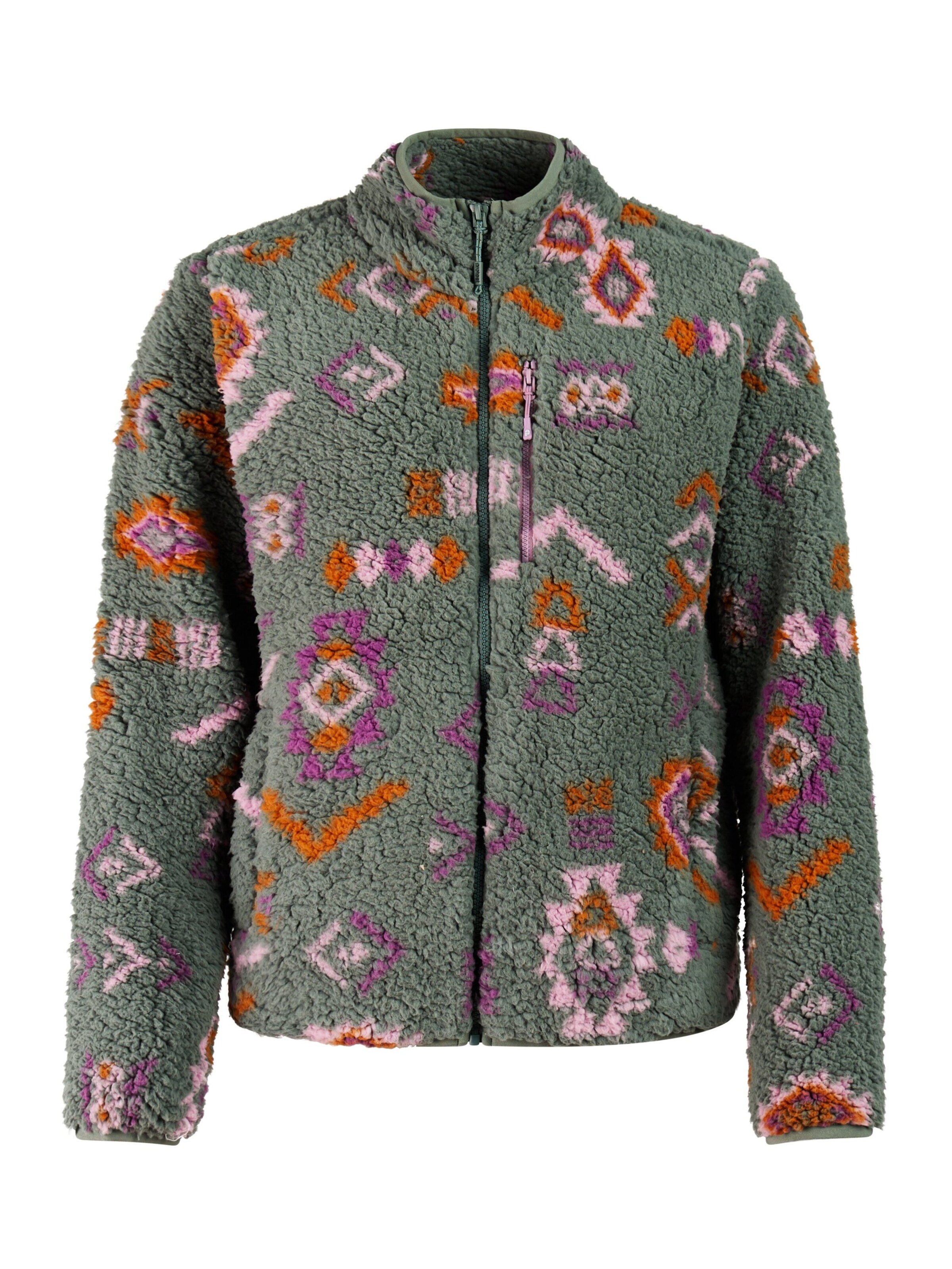 PROTEST Fleecejacke 'PRTPayton'‌‌‌‌‌‌‌‌ in Lila: Vorderseite