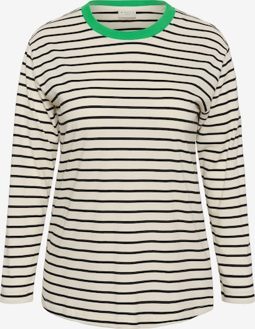 T-shirt 'Winni' KAFFE CURVE en blanc : devant