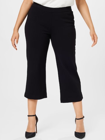 Vero Moda Curve Wide leg Trousers in Black: front