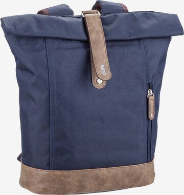 ZWEI Backpack 'Olli O24' in Blue: front