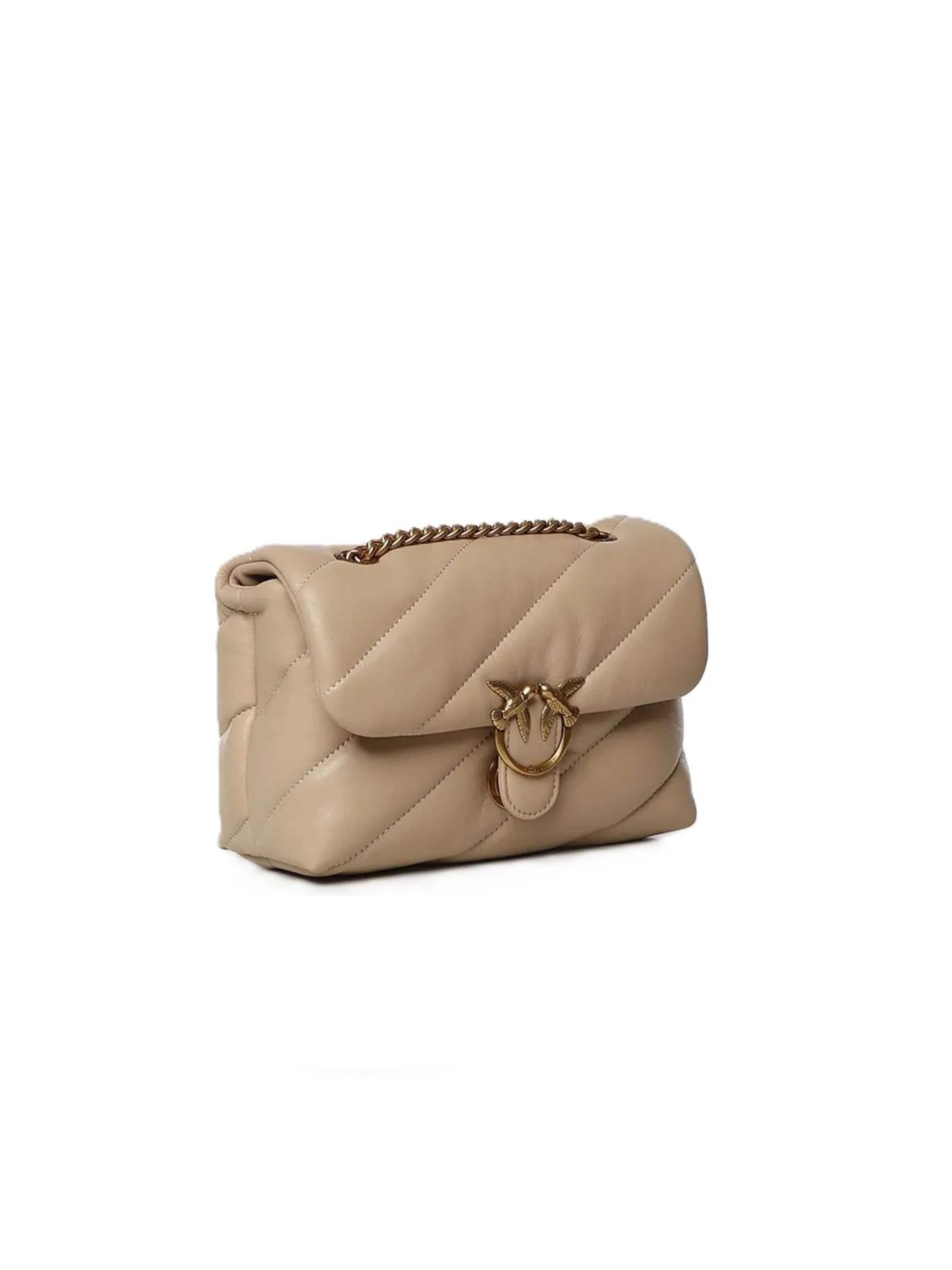 Borsa a tracolla '107617 A0F2' di PINKO in beige