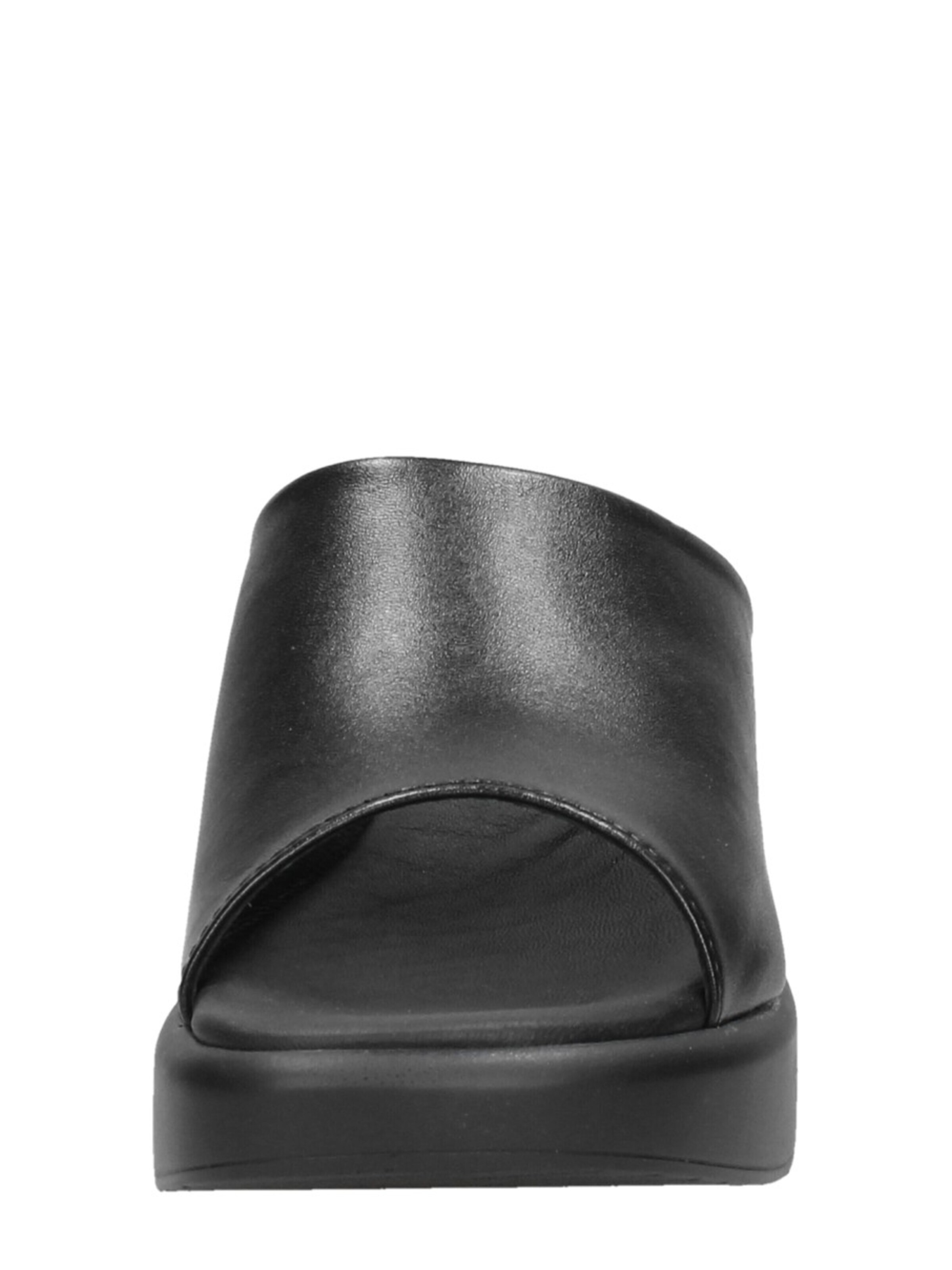 Red-Rag Mules 'Open Teen' in Black