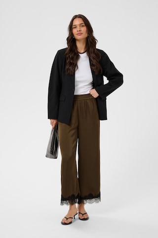 Kaffe Wide Leg Bukser i brun