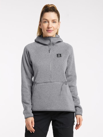 Haglöfs Athletic Fleece Jacket 'Risberg' in Grey: front