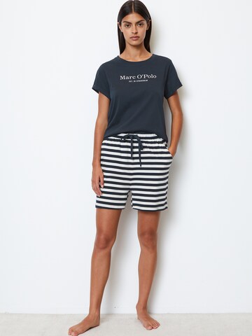 Marc O'Polo Shorty ' Mix & Match Cotton ' in Blue: front