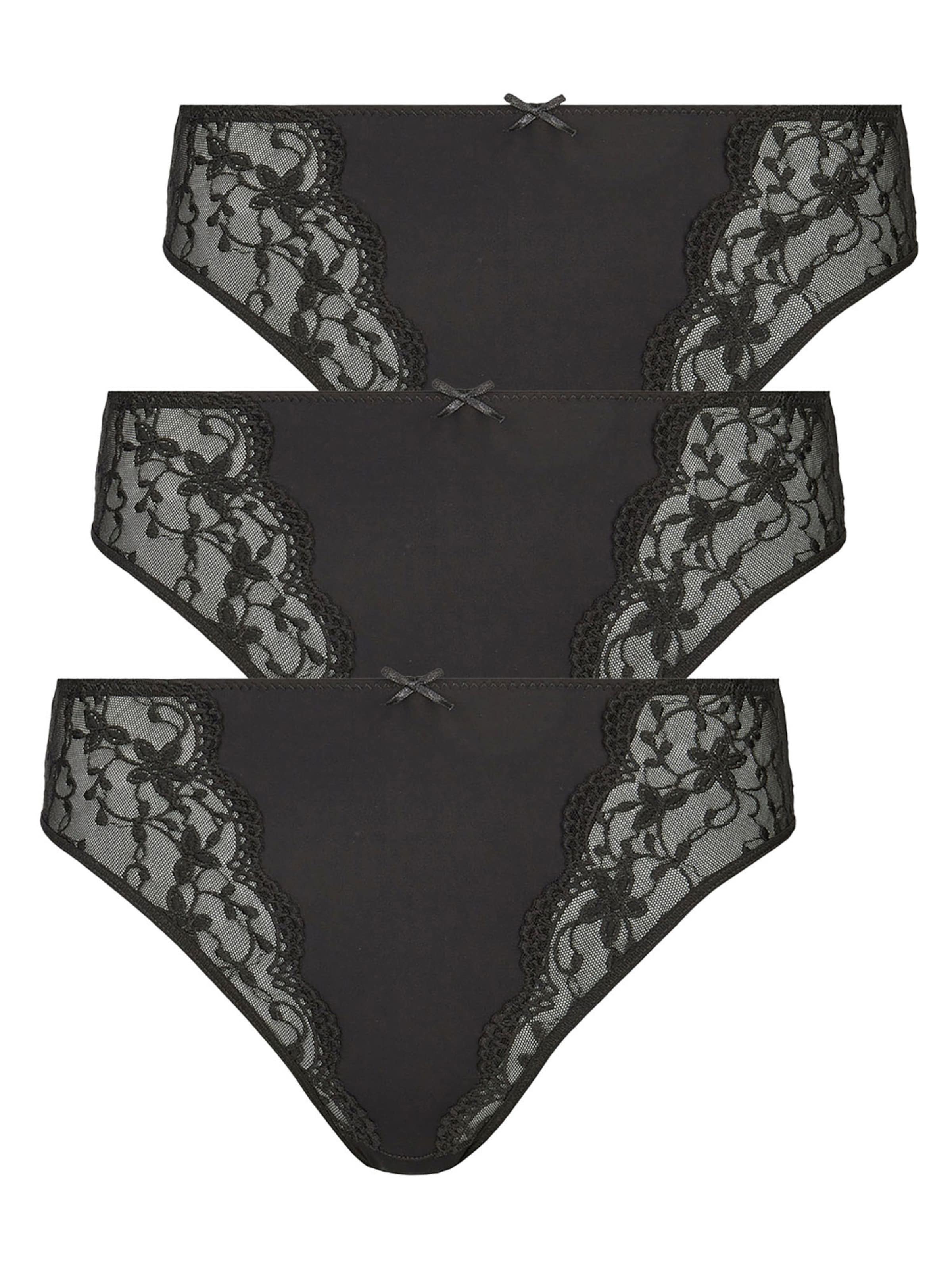 Nina von C. Boyshorts 'Silver Edition' in Black: front