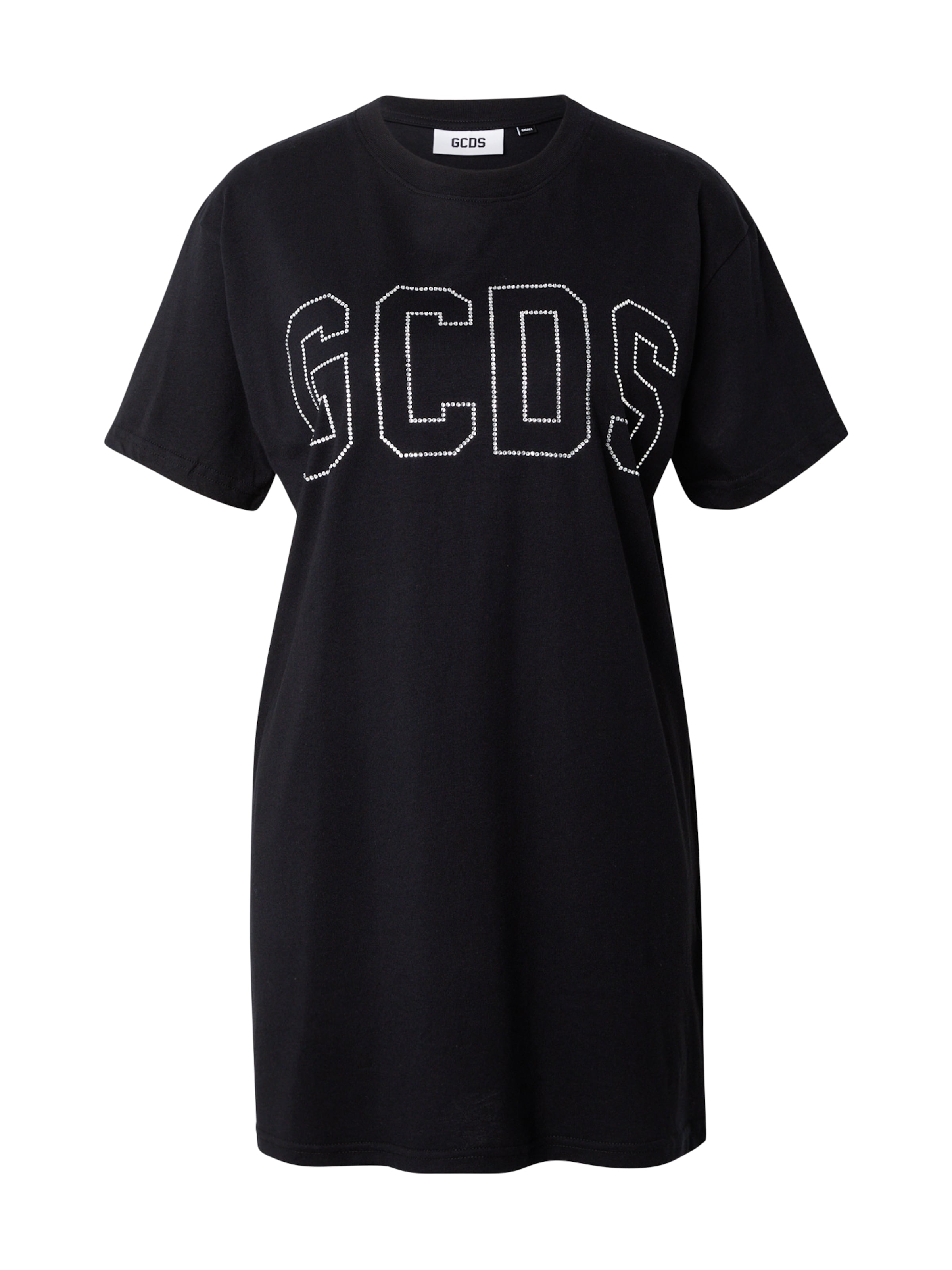 GCDS Μπλουζάκι 'BLING' σε μαύρο: μπροστά