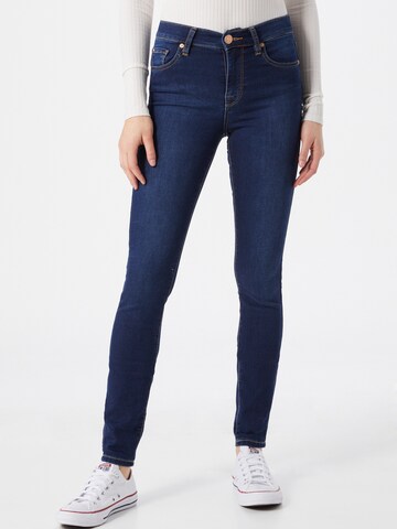 Yellow Blue Denim Skinny Jeans 'New Soph' in Blauw: voorkant