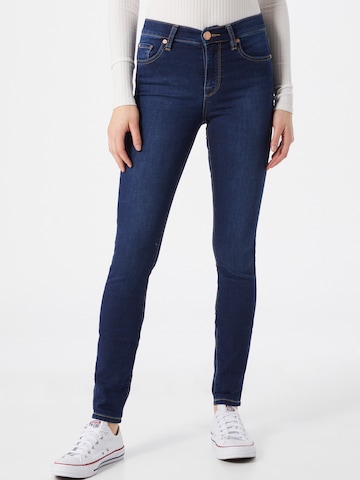 Yellow Blue Denim Skinny Kavbojke 'New Soph' | modra barva: sprednja stran