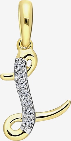 Lucardi Anhänger in Gold: Vorderseite