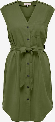 ONLY Shirt Dress 'LARIS' in Green: front