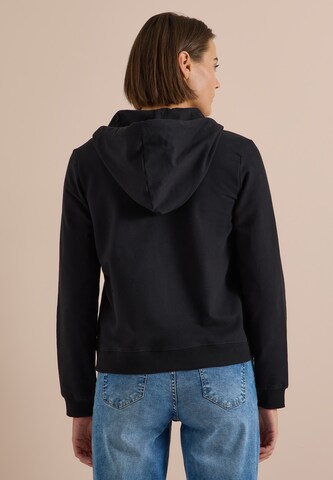CECIL Zip-Up Hoodie in Black