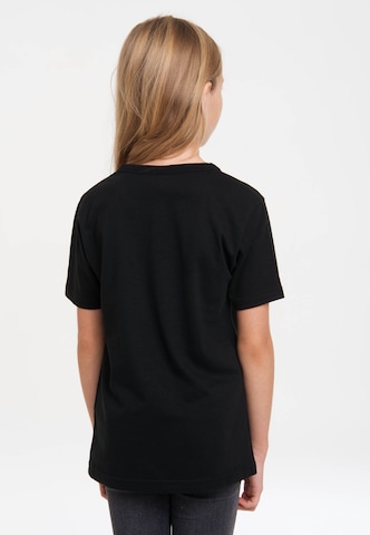 LOGOSHIRT Shirt 'Peanuts – Snoopy' in Black