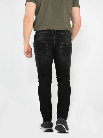 Coupe slim Jean '700/11' Le Temps Des Cerises en noir