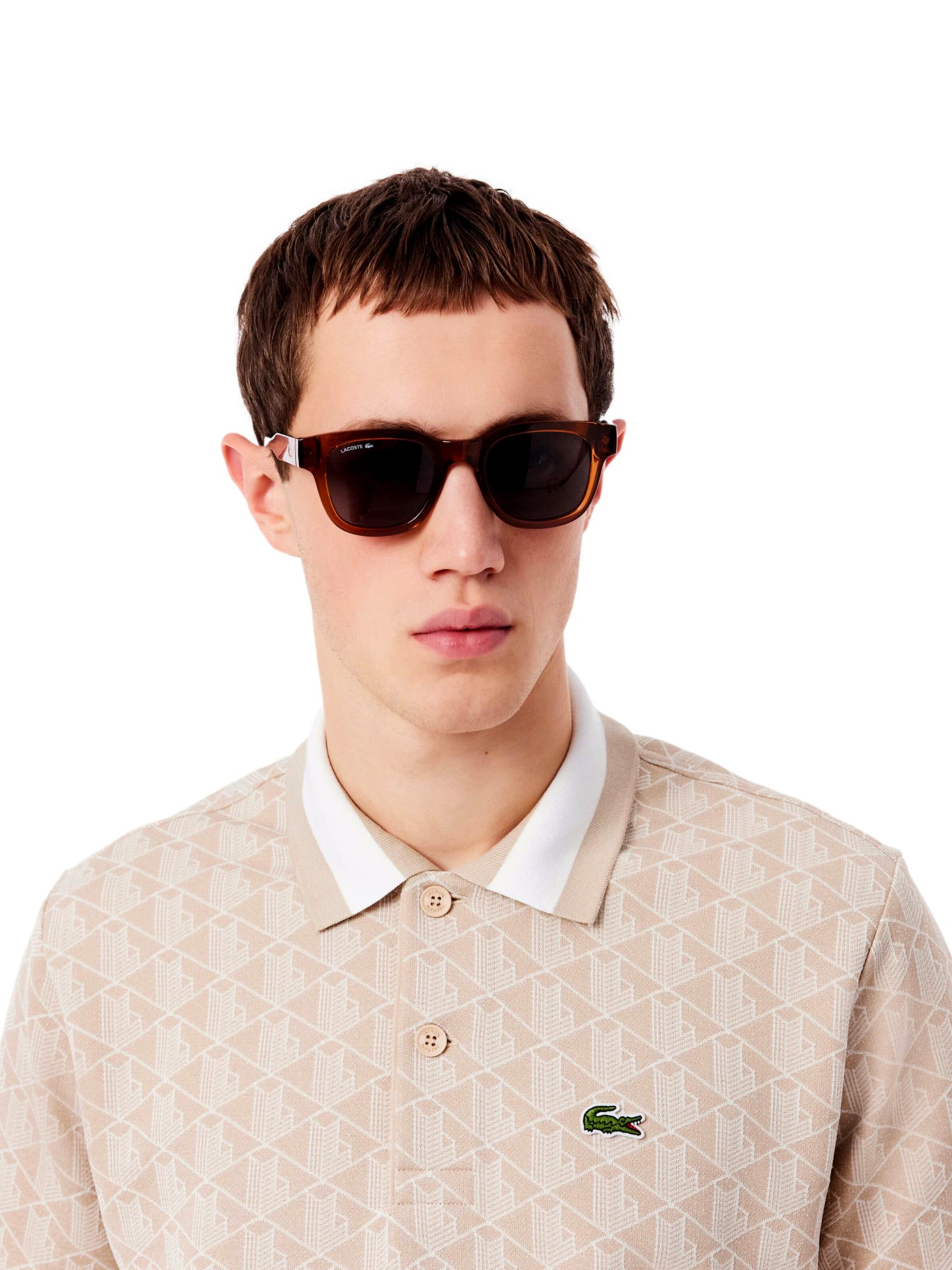 LACOSTE Shirt in Beige