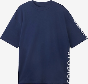 TOM TAILOR DENIM T-Shirt in Blau: predná strana