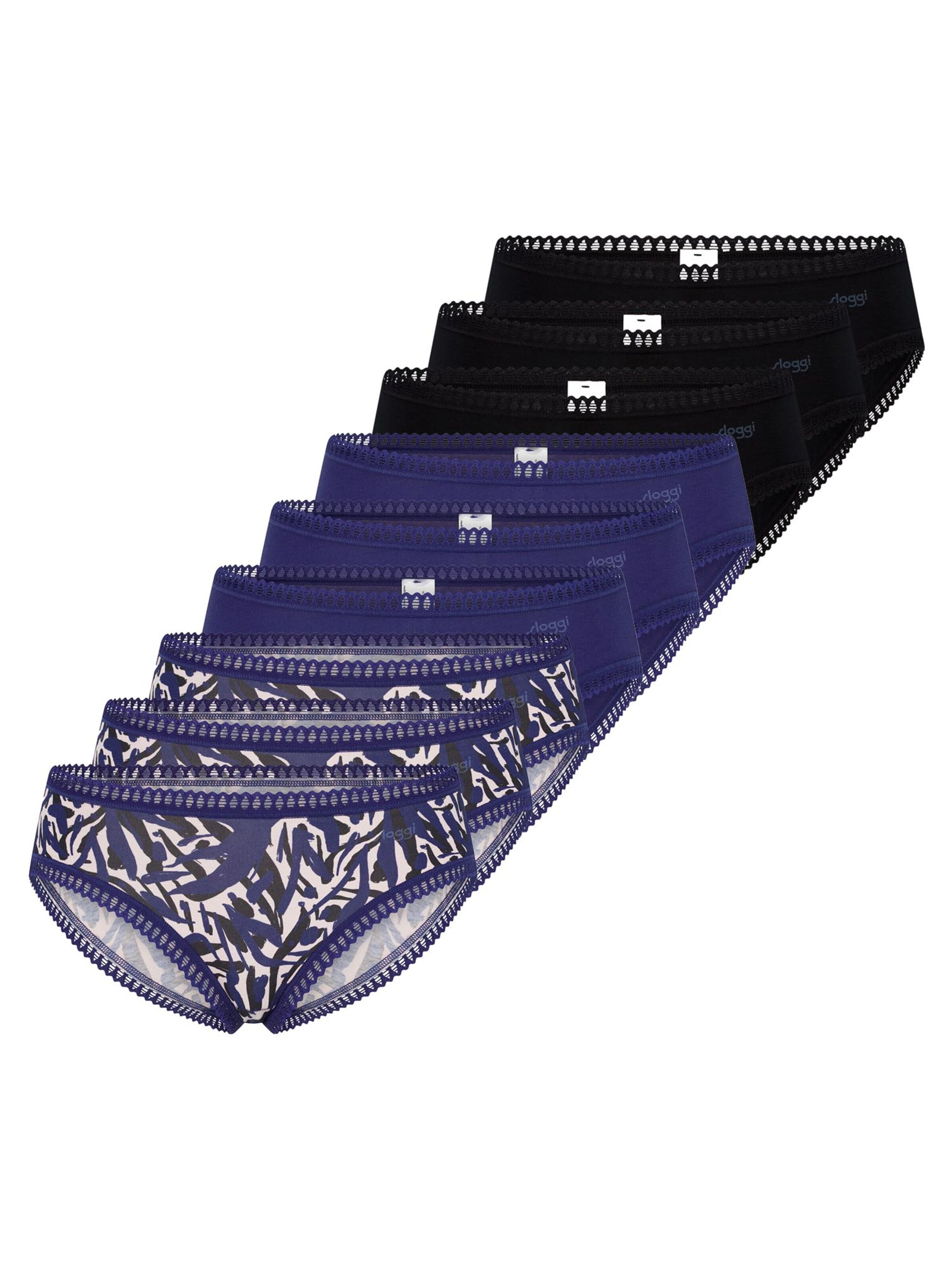 SLOGGI Panty 'GO Crush'‌‌‌‌‌‌‌‌ in Blau: Vorderseite