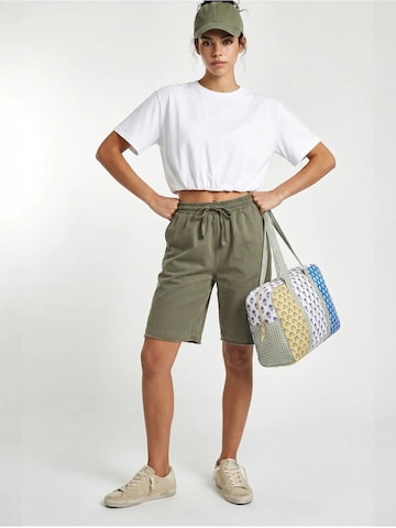 Wide leg Pantaloni 'Shorts' di Bianco Lucci in verde