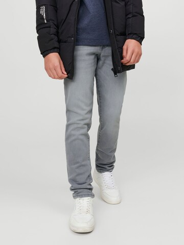 Coupe slim Jean Jack & Jones Junior en gris : devant