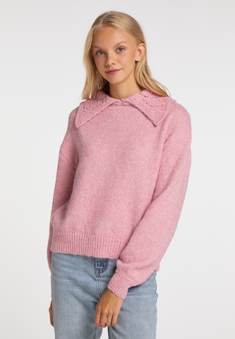 Pull-over MYMO en rose : devant