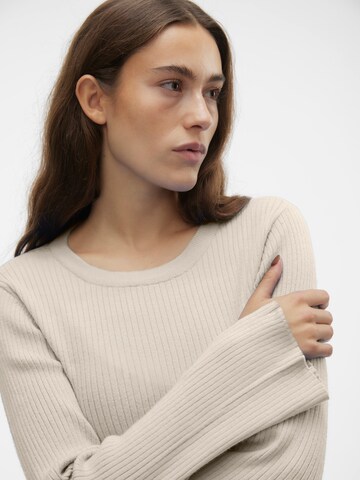 VERO MODA Sweater 'VMGOLD' in Beige