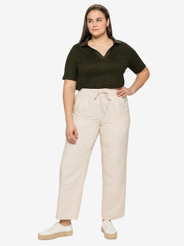 SHEEGO Regular Pants in Beige