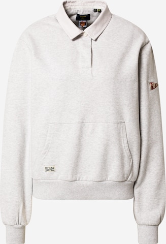 Sweat-shirt Superdry en gris : devant