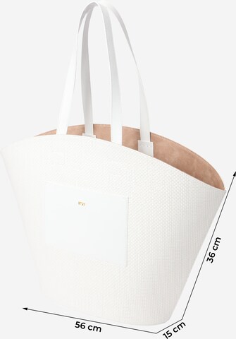 N°21 Shopper in White