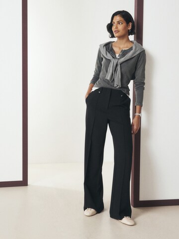 Next Wide leg Pantalon in Zwart