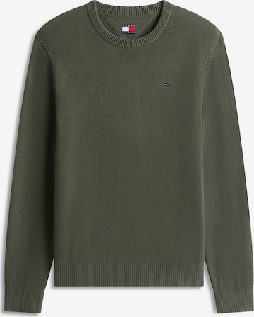 Pull-over 'ESS' Tommy Jeans en vert : devant