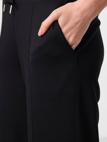 Wide Leg Pantalon Tommy Life en noir