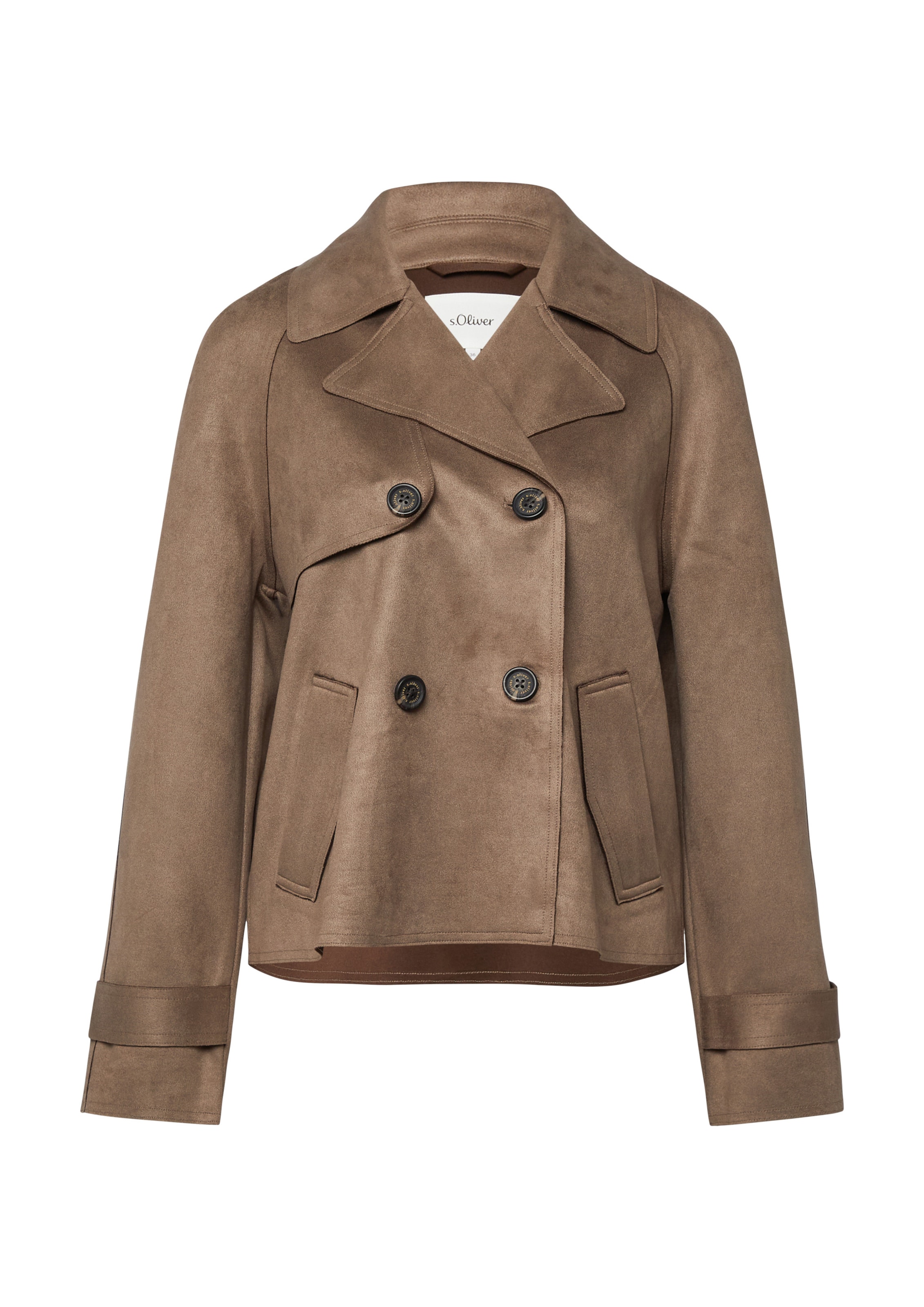 s.Oliver Tussenjas in Bruin: voorkant