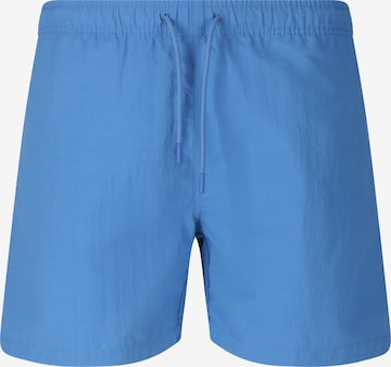 NOU Boardshorts 'Eyemouth V2' in Blau: Vorderseite