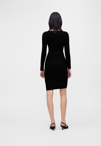 GUESS Gebreide jurk 'YUKI' in Zwart