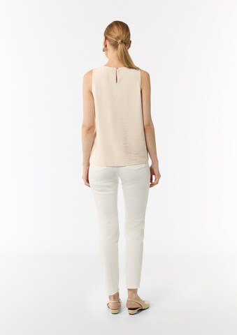 COMMA Bluse in Beige: Rückseite