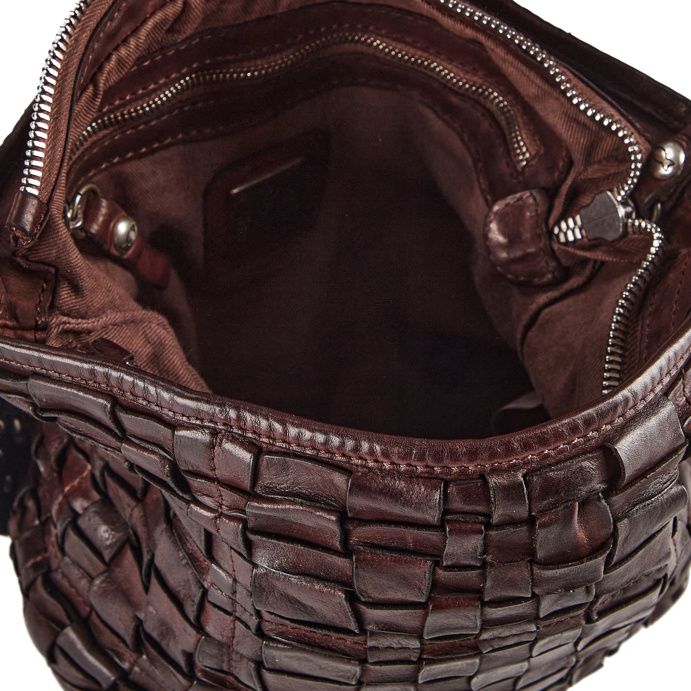 Campomaggi Schoudertas 'Beth' in Bruin