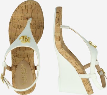 Tongs 'JEANNIE' Lauren Ralph Lauren en blanc