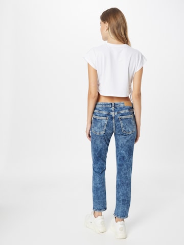 ESPRIT Slimfit Jeans i blå