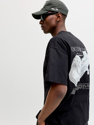 JACK & JONES - Camiseta 'JCOBIARRITZ' en negro