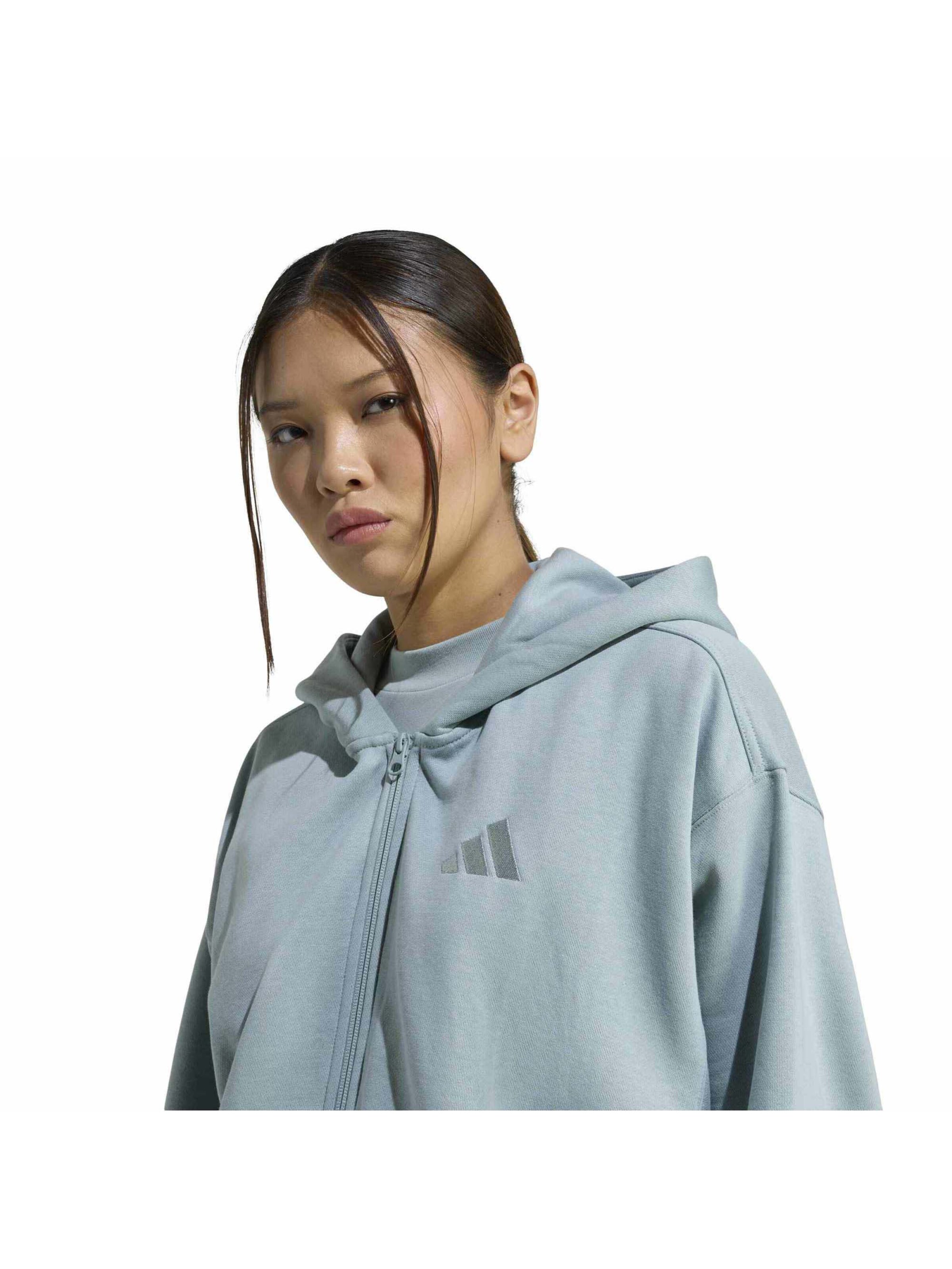 ADIDAS SPORTSWEAR Sports sweatshirt 'W All Szn Fz Hd'' in Blue