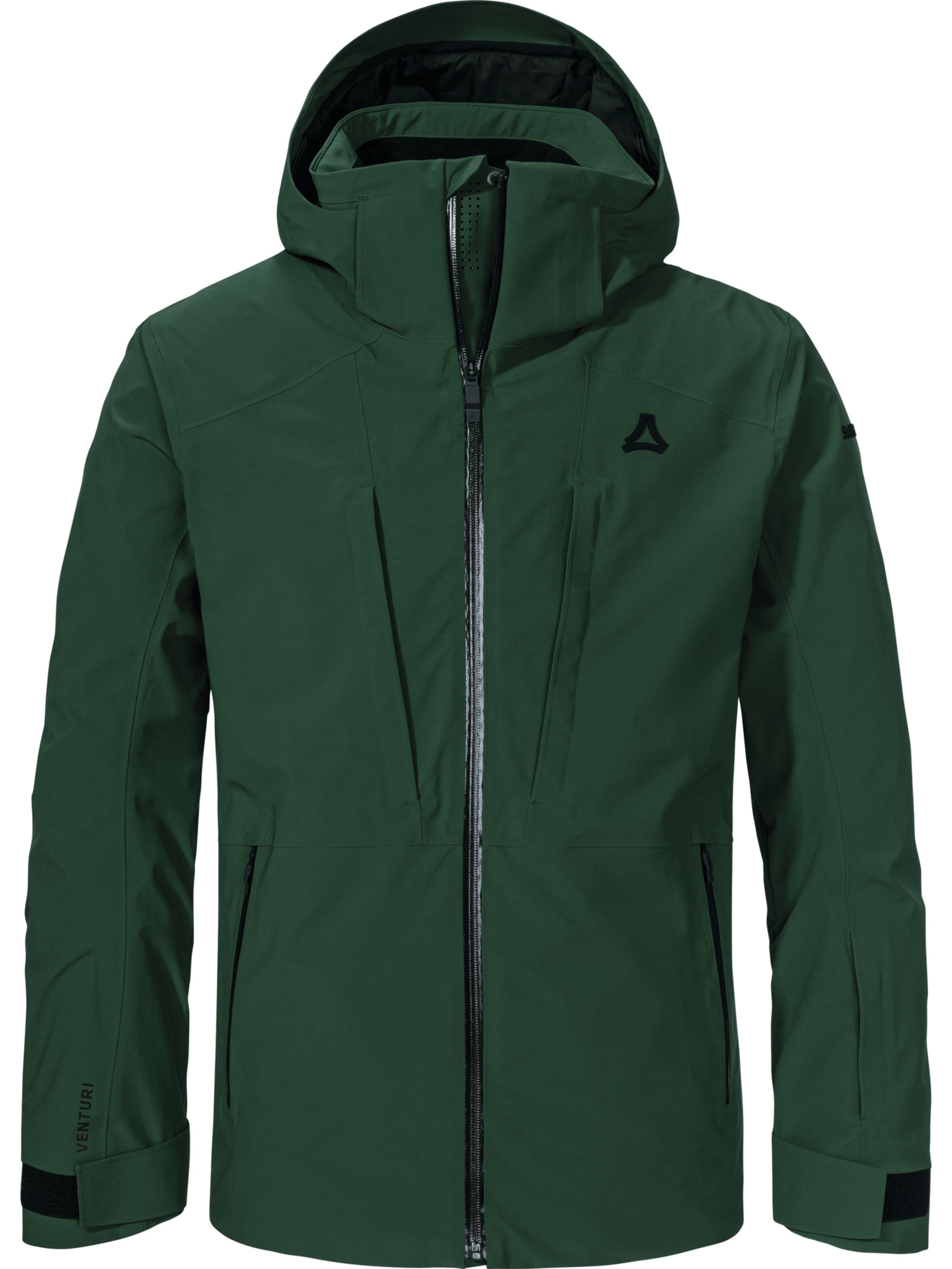 Schöffel Outdoorjas 'Pontre' in de kleur Donkergroen, Productweergave