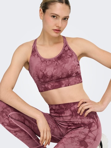 ONLY PLAY - Bustier Sujetador deportivo 'ONPTIE-2' en rosa